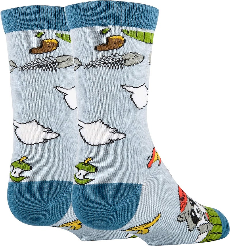 ooohyeah Kid's Novelty Cute Animals Crew Socks, Funny Crazy Silly Cool Casual Dress Socks for Boy and Girl, Size 1-5 - Image 2